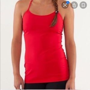 lululemon athletica Tops - Lululemon Power Y Tank Red lululemon athletica Tops - Lululemon Power Y Tank Red